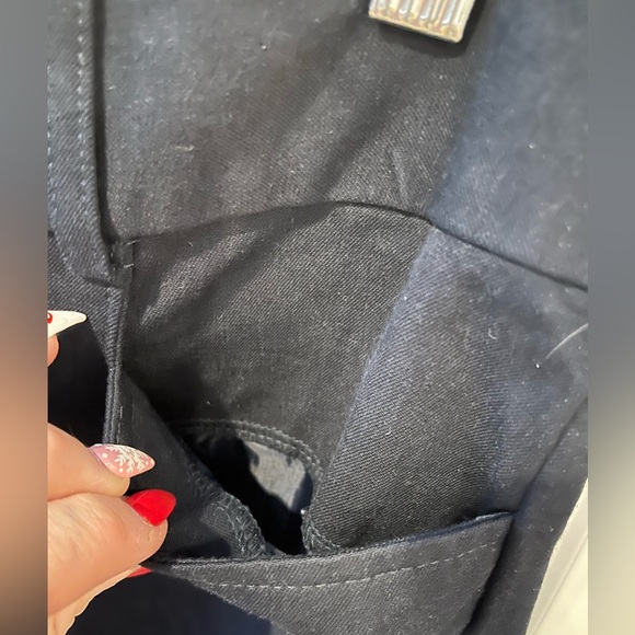 Banana Republic Jackson Fit Navy Blue Pants Size 6 - Picture 3 of 5